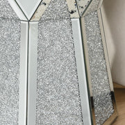 Drum Style Coffee Table With Mirror