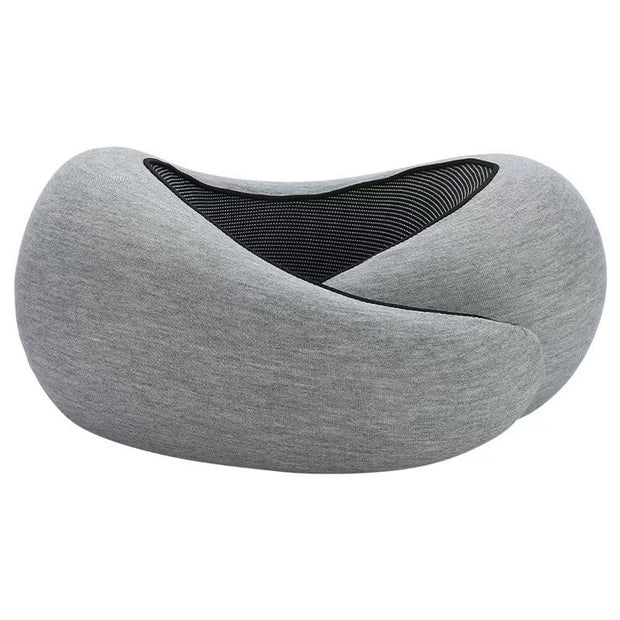 Soft Memory Foam Travel Neck Pillow U Shape Adjustable Support Comfortably Sleeping On Plane Car Office Noon Break