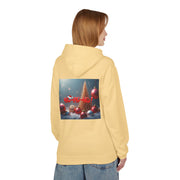 Softstyle Fleece Hoodie with Dropped Shoulder and Pouch Pocket