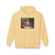 Softstyle Fleece Hoodie with Dropped Shoulder and Pouch Pocket