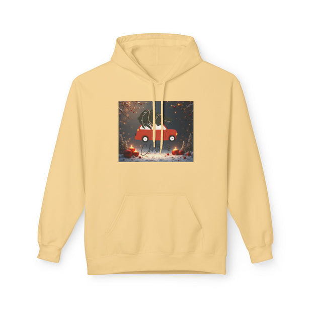 Softstyle Fleece Hoodie with Dropped Shoulder and Pouch Pocket