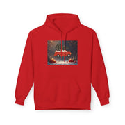 Softstyle Fleece Hoodie with Dropped Shoulder and Pouch Pocket