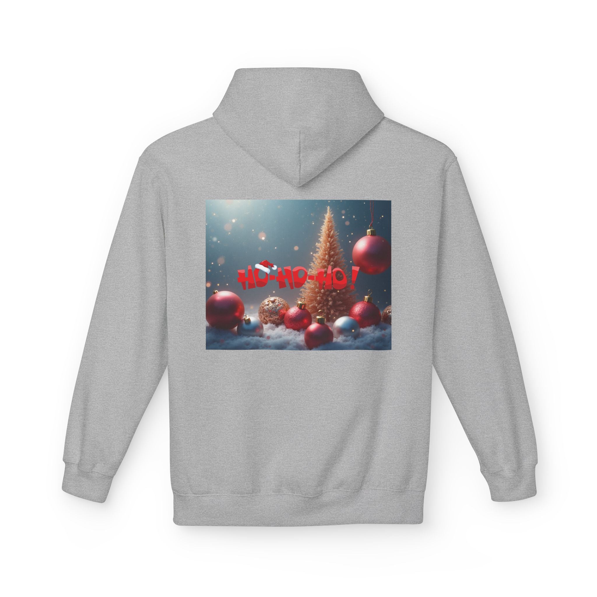 Softstyle Fleece Hoodie with Dropped Shoulder and Pouch Pocket