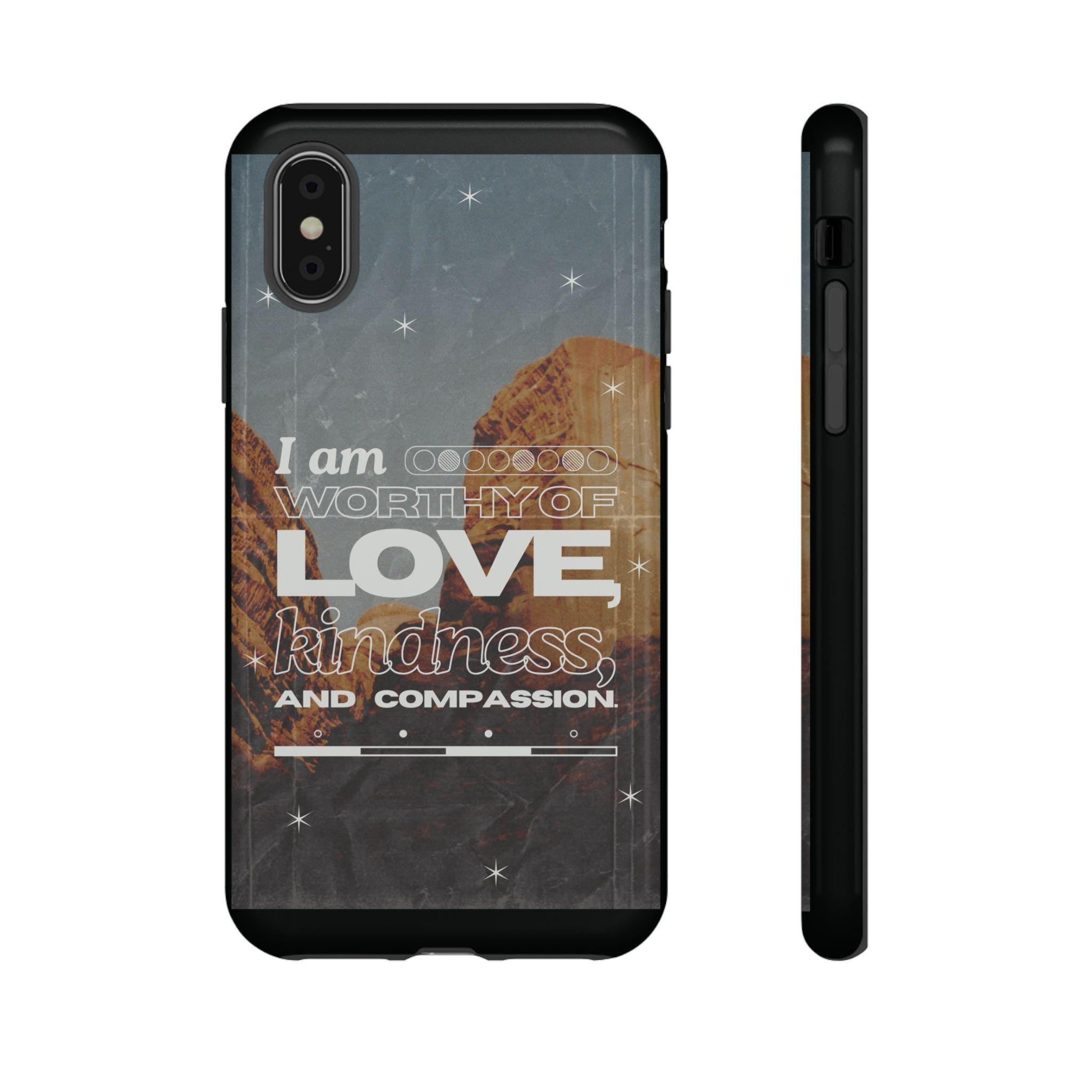 Phone case: Love, Kindness, Compassion